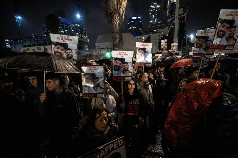 Porodice Izraelskih Talaca U Gazi Protestovale U Tel Avivu