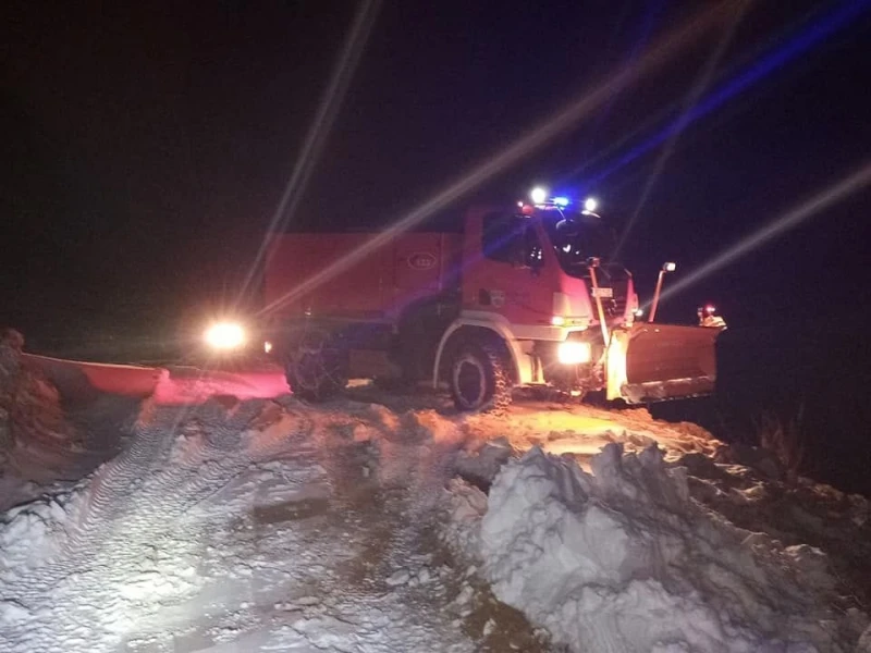 Spašavanje zametenih putnika kod Konjica
