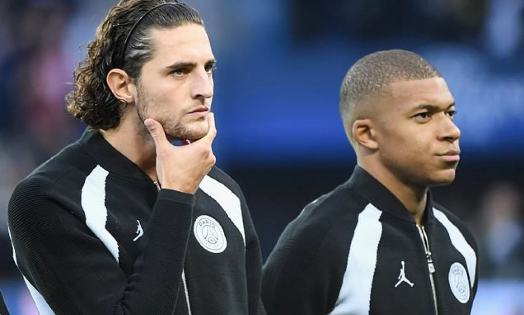 Adrien Rabiot i Kylian Mbappe 