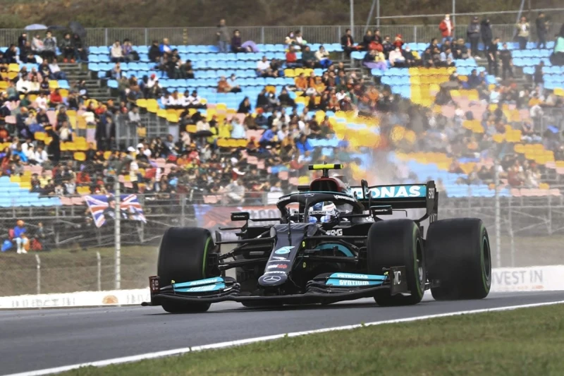 Valtteri Bottas na treningu za VN Turske