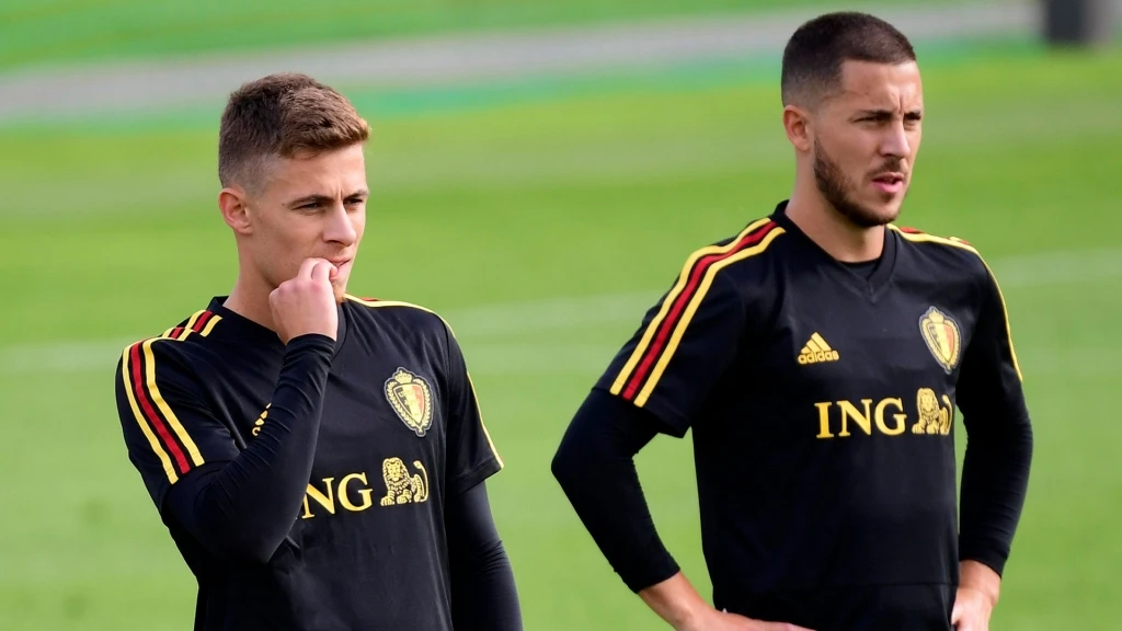 Thorgan i Eden Hazard