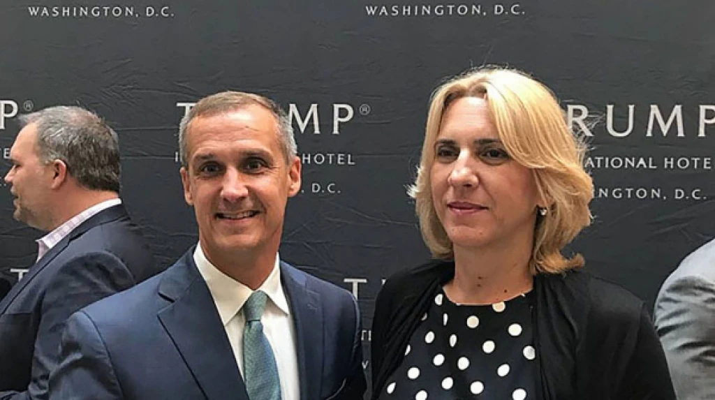 Corey Lewandowski i Željka Cvijanović