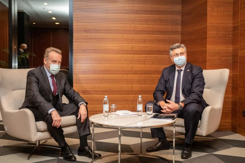 Bakir Izetbegović i Andrej Plenković