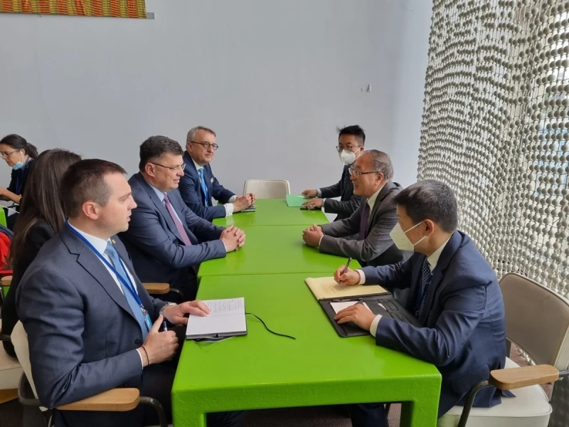 Tegeltija i ambasador Zhang