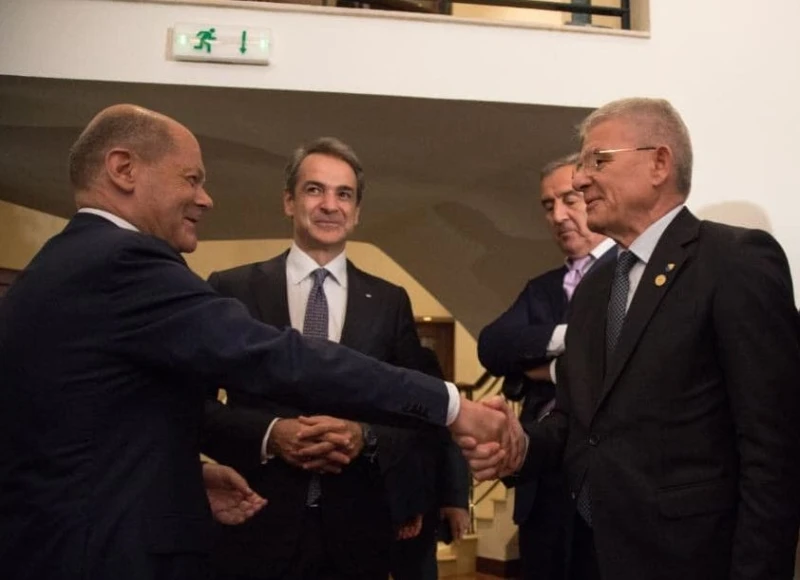 Olaf Scholz i Šefik Džaferović