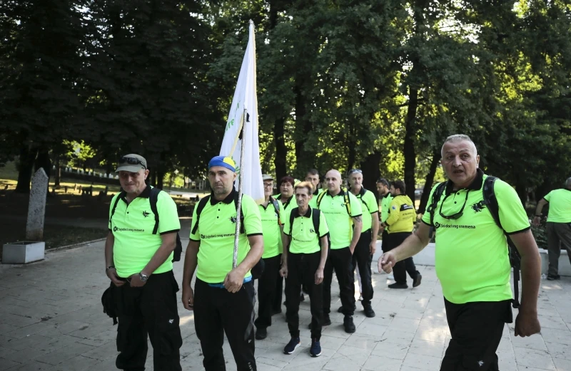 Marš mira, Sarajevo, polazak