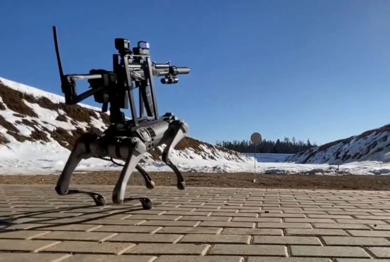 Pas robot s oružjem