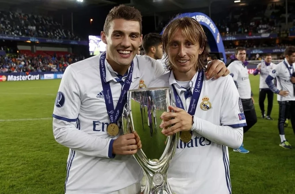 Mateo Kovačić i Luka Modrić