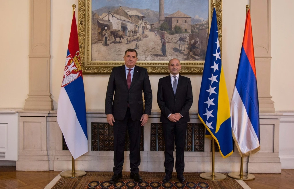 Milorad Dodik i Aleksandar Đorđević u Predsjedništvu BiH