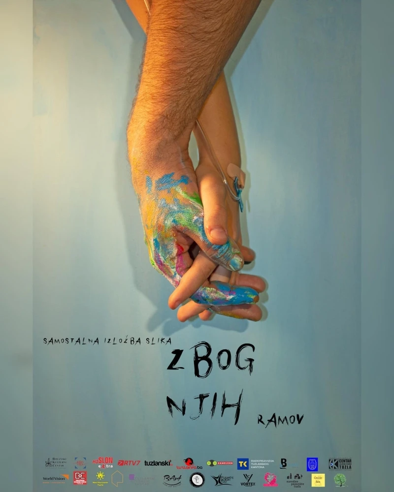 Plakat izložbe "Zbog njih"