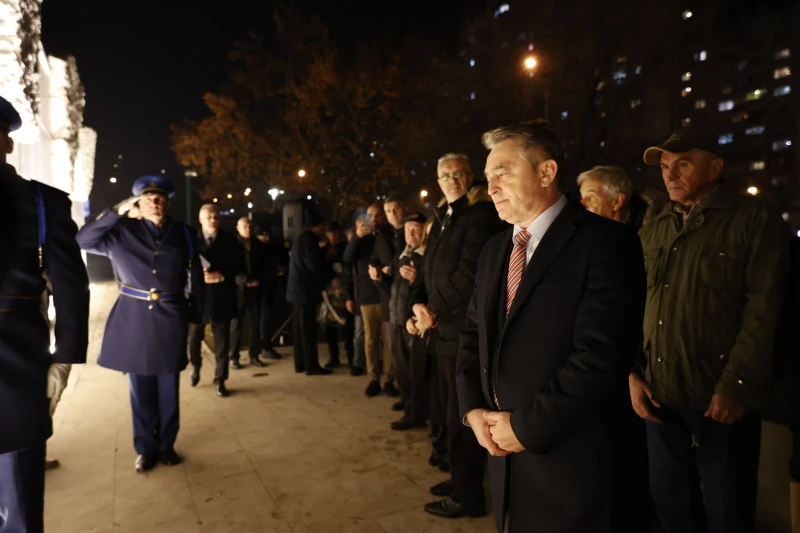 Željko Komšić na obilježavanju godišnjice formiranja 101. motorizovane brigade Prvog korpusa Armije RBiH