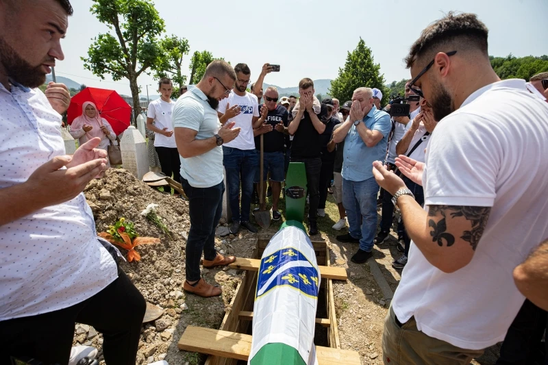 Elvir Salčinović, dženaza, Potočari