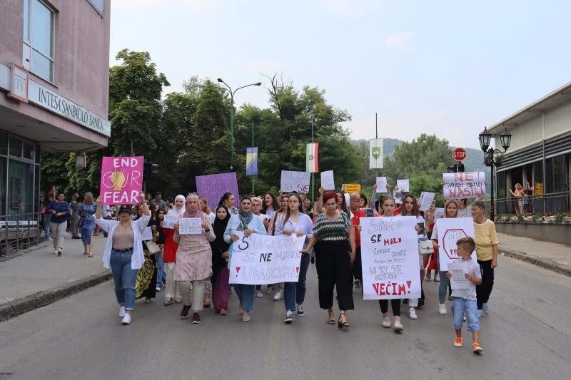 Protestna šetnja u Visokom