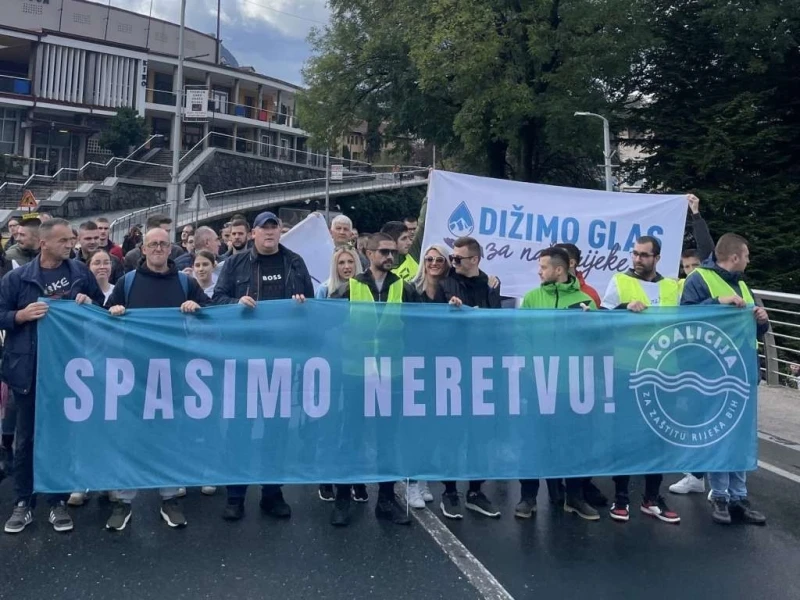 Protest za Neretvu