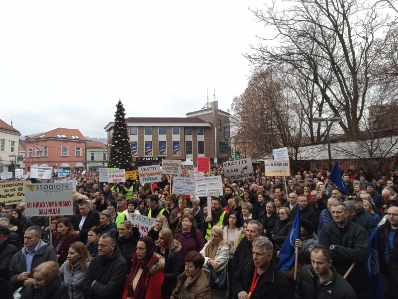 Protest na Sonom trgu