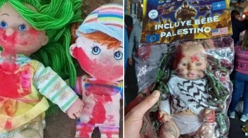 Lutka, krvava palestinska beba