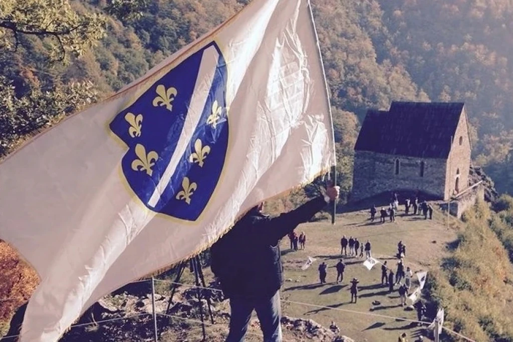 Zastava sa ljiljanima, ilustracija 