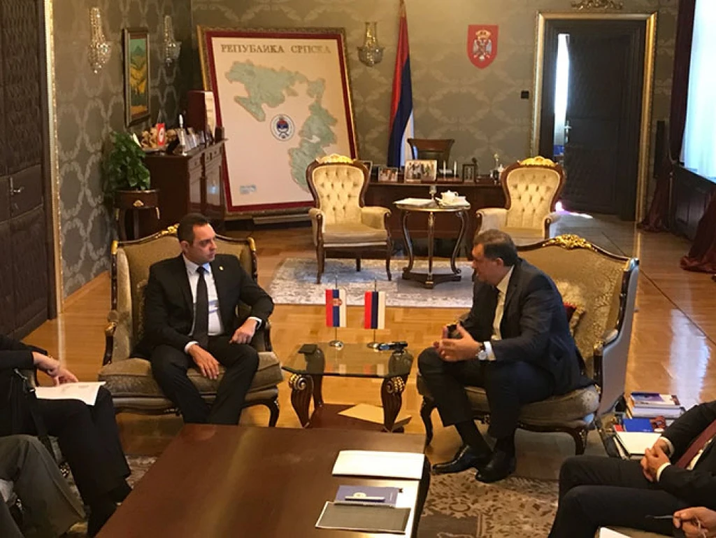 Milorad Dodik i Aleksandar Vulin