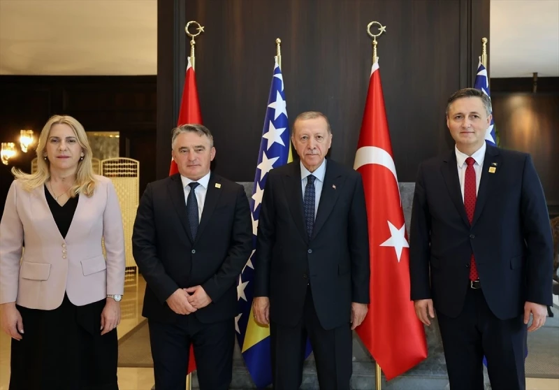 Željka Cvijanović, Željko Komšić, Recep Tayyip Erdogan i Denis Bećirović