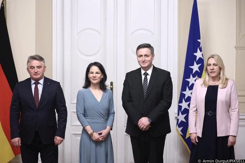Ministrica vanjskih poslova Njemačke Annalena Baerbock u Predsjedništvu BiH
