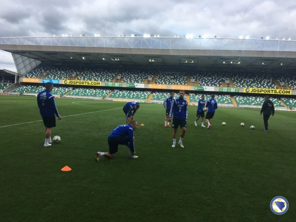 Fudbalska reprezentacija BiH trenirala u Belfastu
