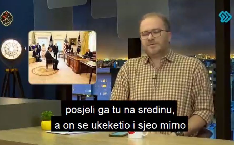 Izjeda se od muke, grize zastavu u UN-u. To je onaj što je kao dijete sjedio pred Trumpom