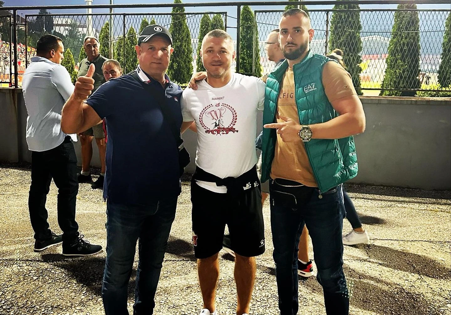 Zajko Zeba u društvu bivšeg predsjednika Slobode Senada Mujkanovića (lijevo)