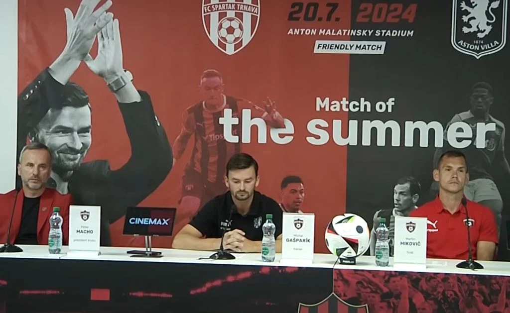 Meč sa Villom najavili na press konferenciji