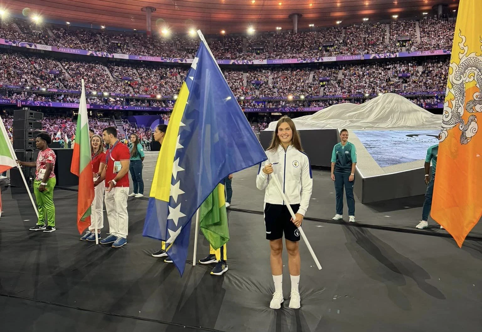 Lana Pudar nosila zastavu BiH na zatvaranju OI