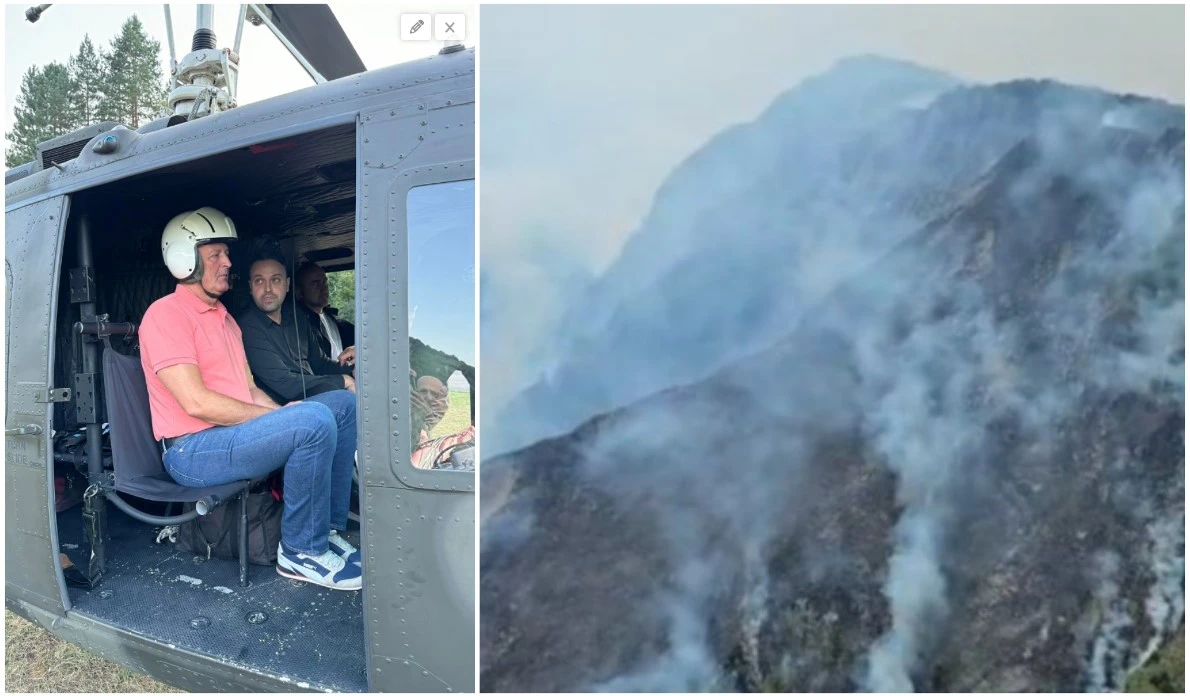 Zukan Helez izvšio izviđački let iznad požarišta na Tjentištu