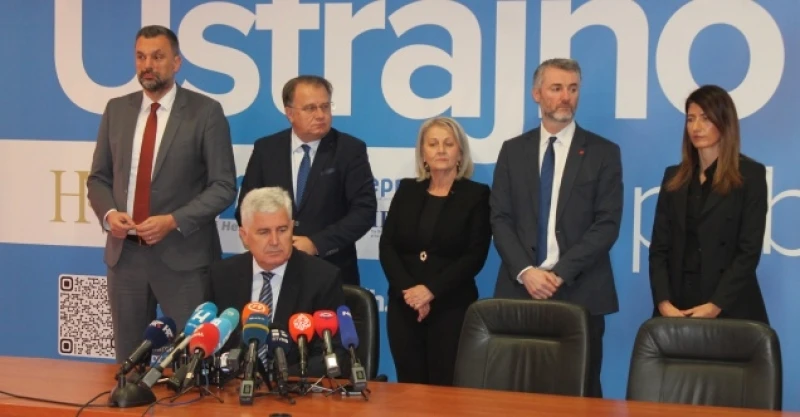 Sa ranijeg sastanka Trojke i HDZ-a