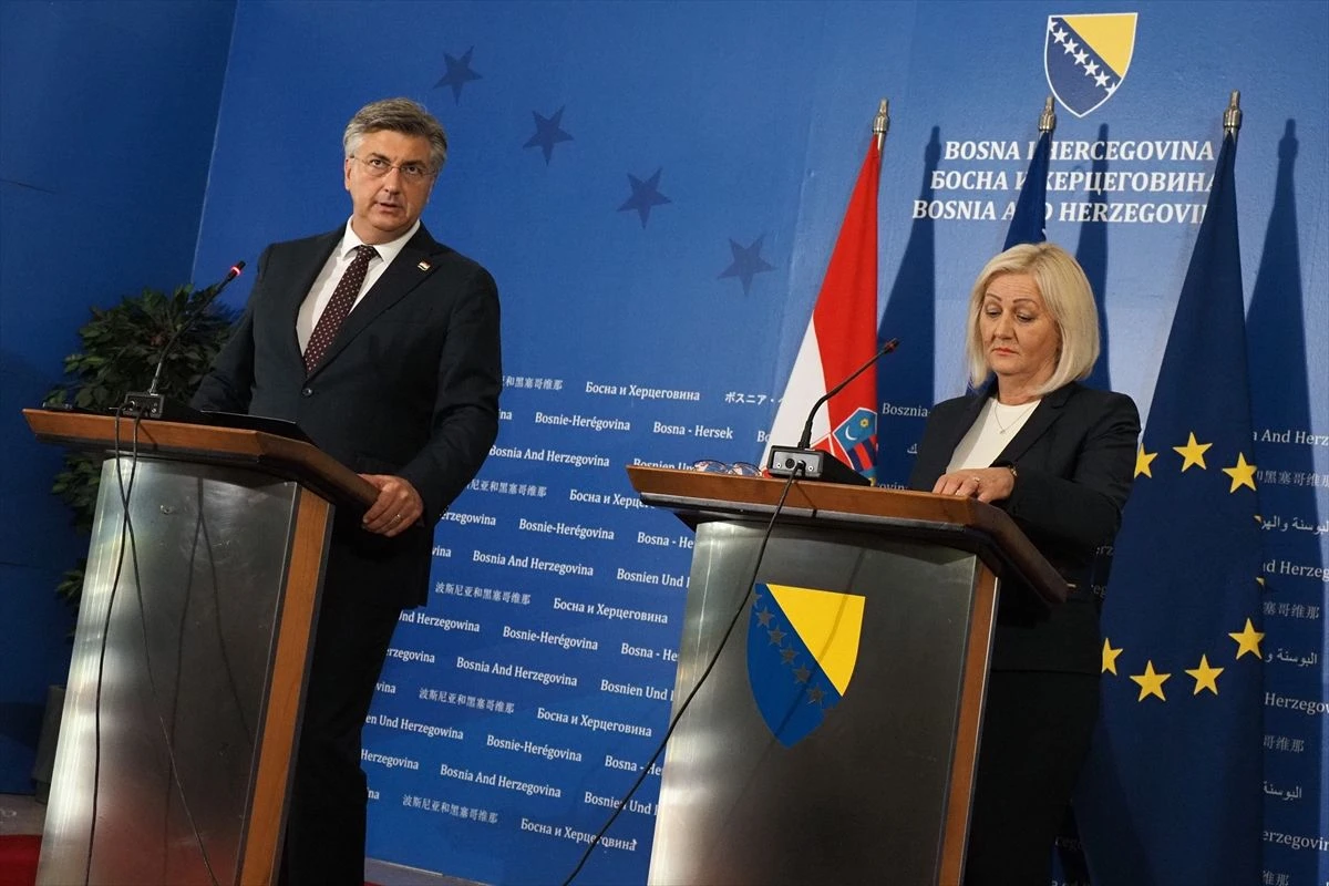 Andrej Plenković i Borjana Krišto