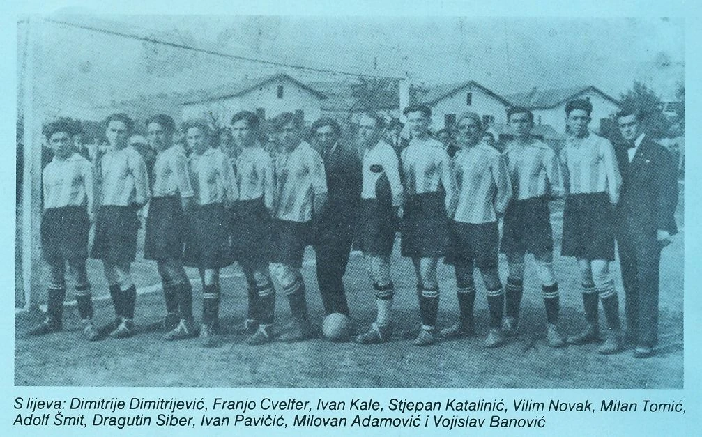 Ekipa Želje koja je odigrala prvu utakmicu u historiji