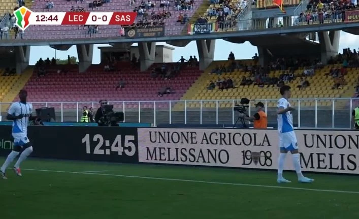 Muharemović slavi vodeći gol protiv Leccea