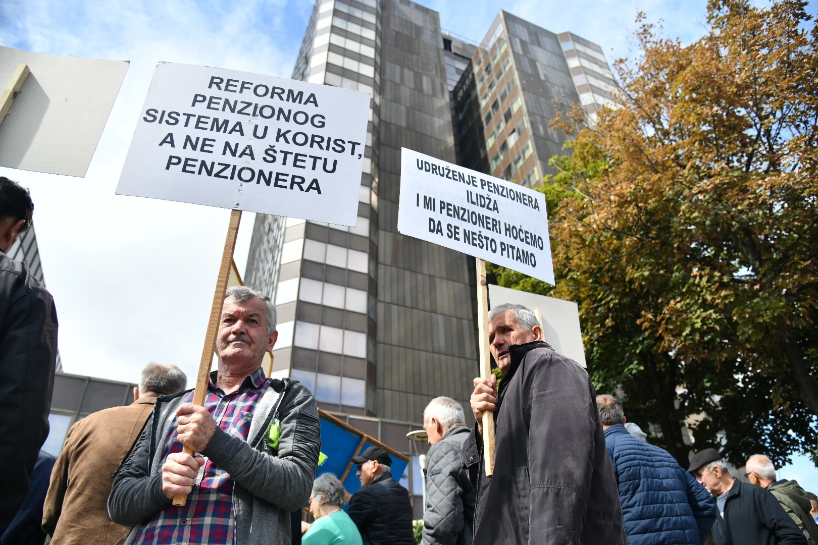Sa protesta u Sarajevu