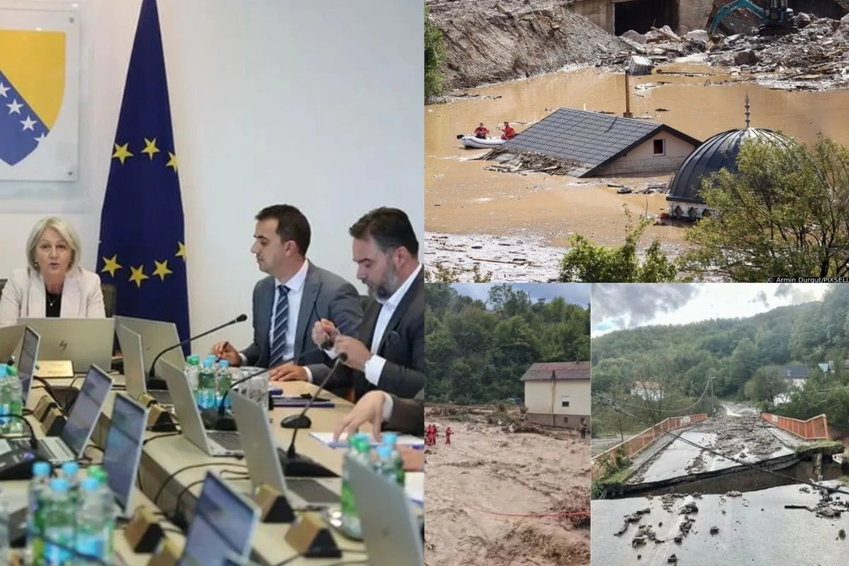 Vijeće ministara BiH i područja zahvaćena katastrofom