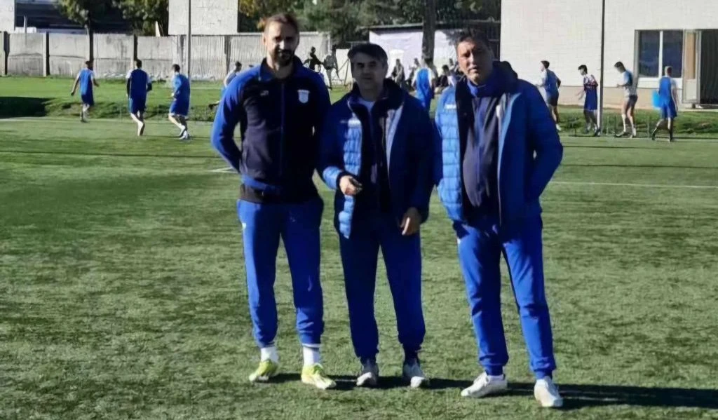 Ahmetović na treningu FK Radnik