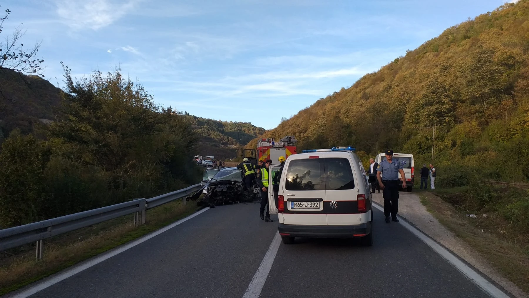 Unesrećene izvlačili vatrogasci