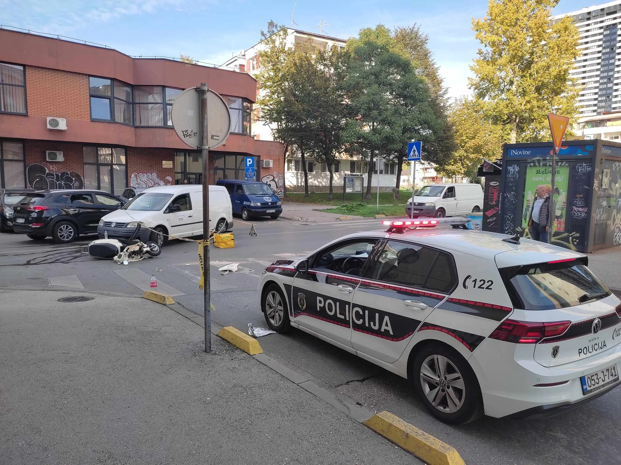 Udes u ulici Envera Šehovića
