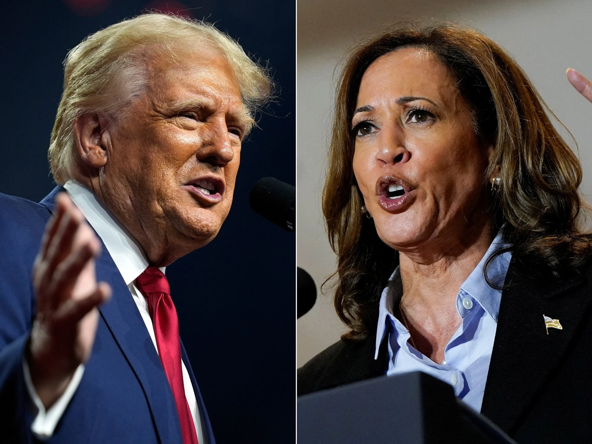 Donald Trump i Kamala Harris