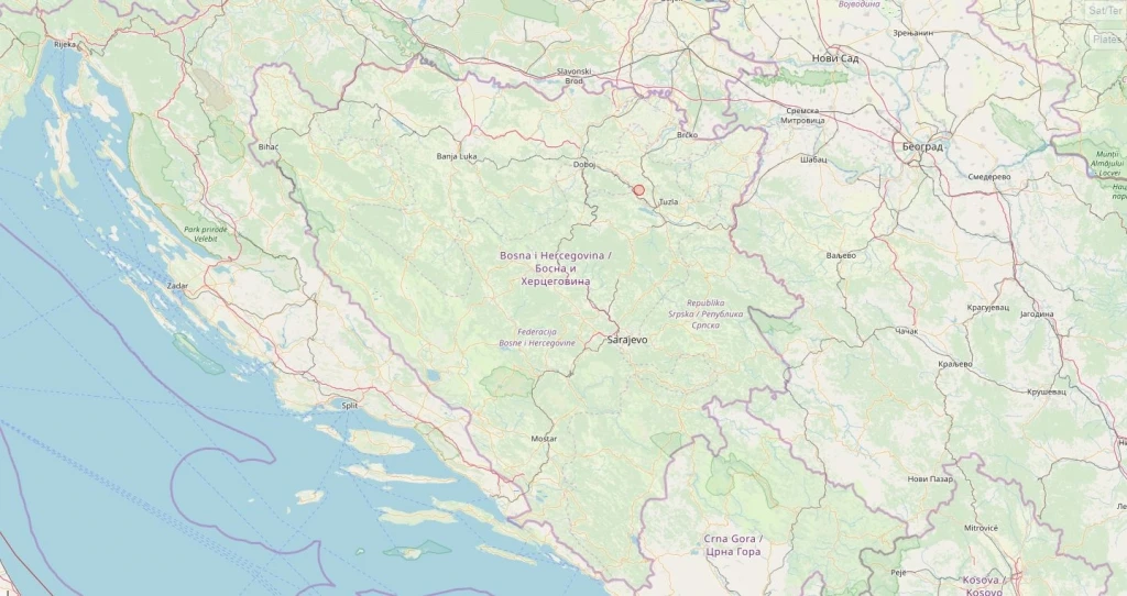 Zemljotres u blizini Tuzle