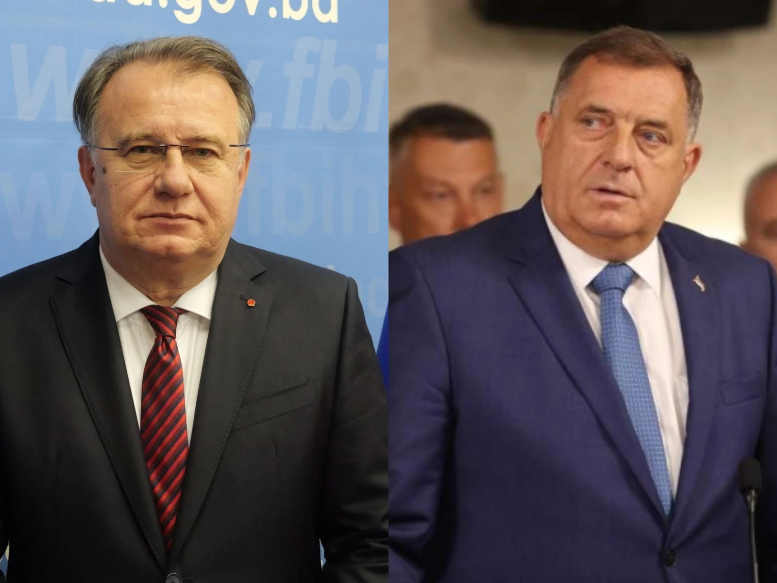 Nermin Nikšić i Milorad Dodik
