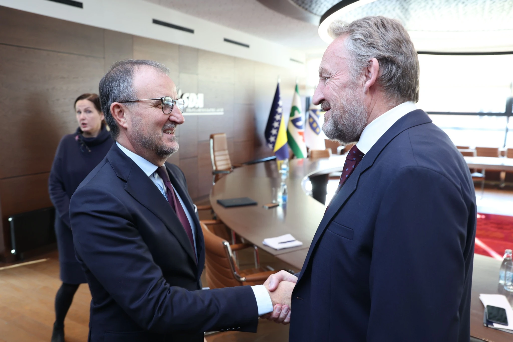 Bakir Izetbegović i Luigi Soreco
