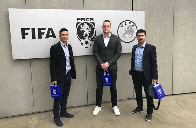Pajić (krajnji desno) prije tri godine sa juniorima ispao iz bh. elite