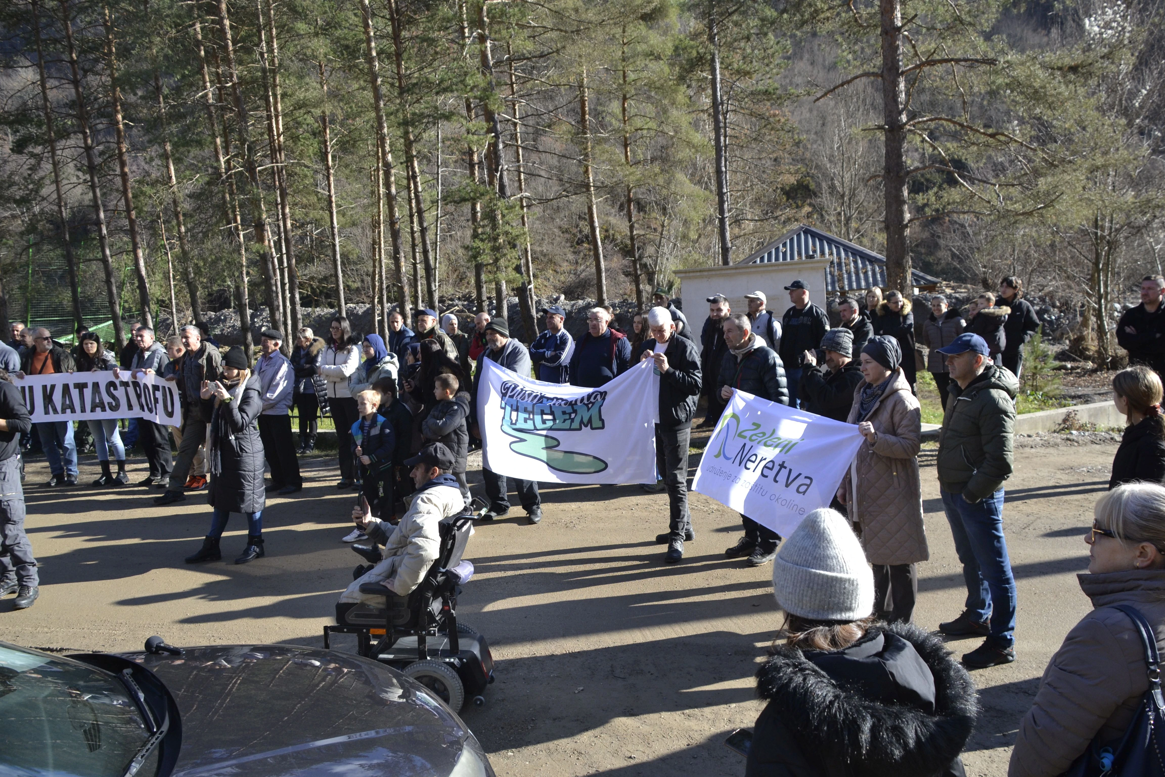 Protest kod Konjica