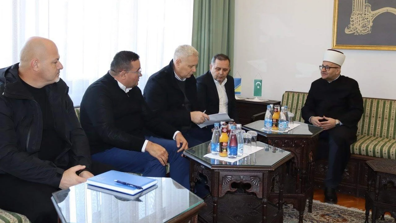 Salem ef. Dedović s delegacijama medžlisa Gacko, Nevesinje i Bileća