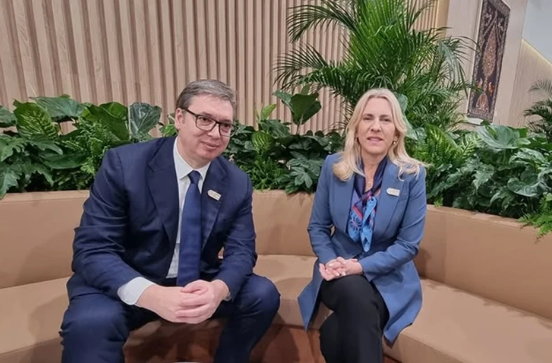 Aleksandar Vučić i Željka Cvijanović
