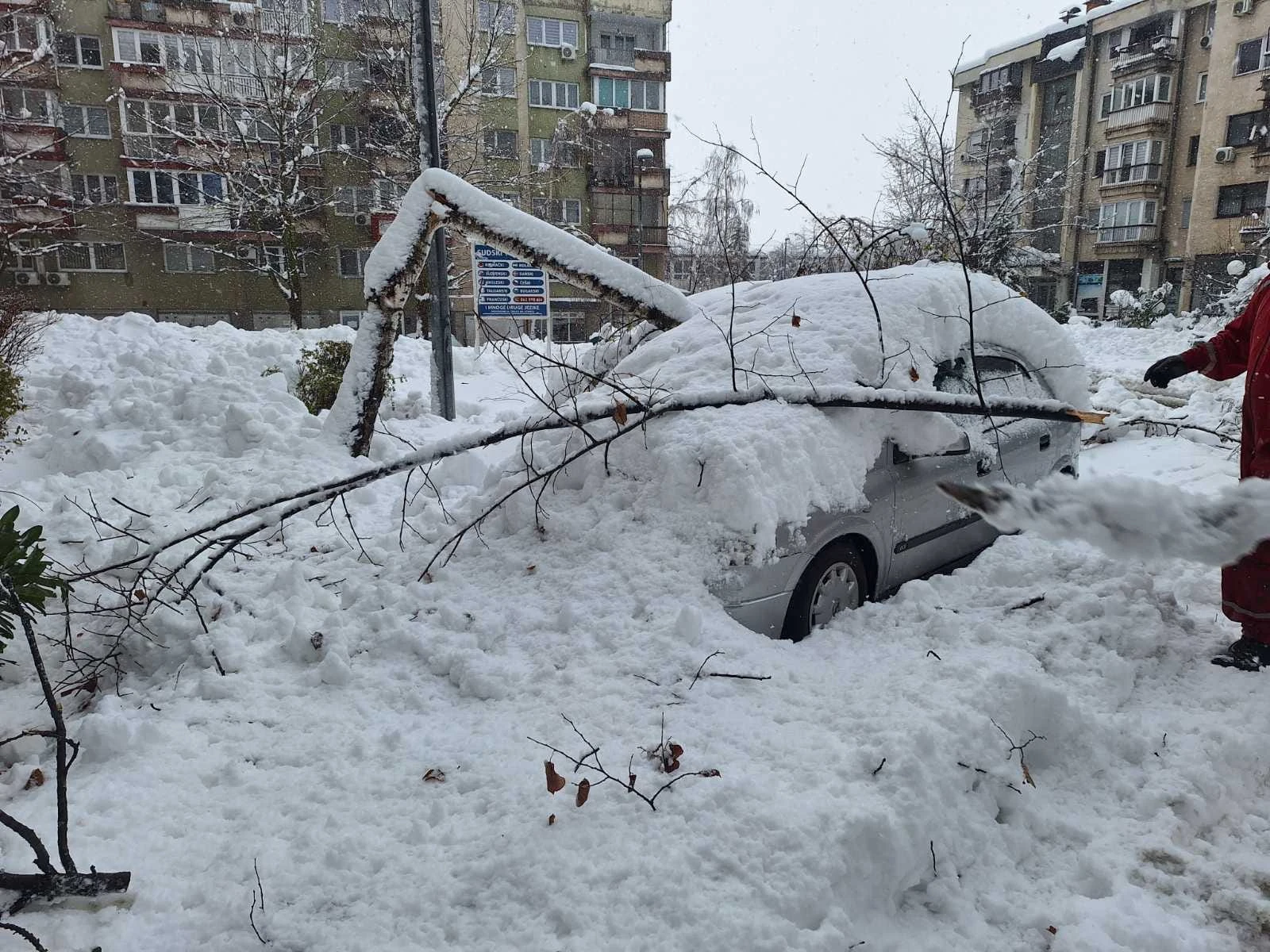 Velike snježne padavine u Srebreniku