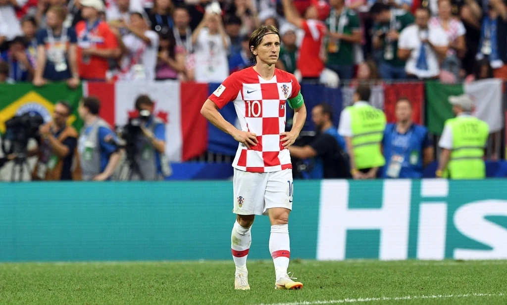 Luka Modrić u finalu Svjetskog prvenstva 2018. godine