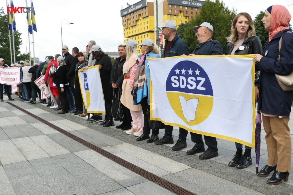 S jednog od protesta
